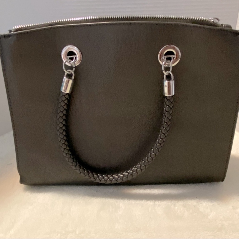 Women’s Brown Handbag  With Four Compartments. LNC